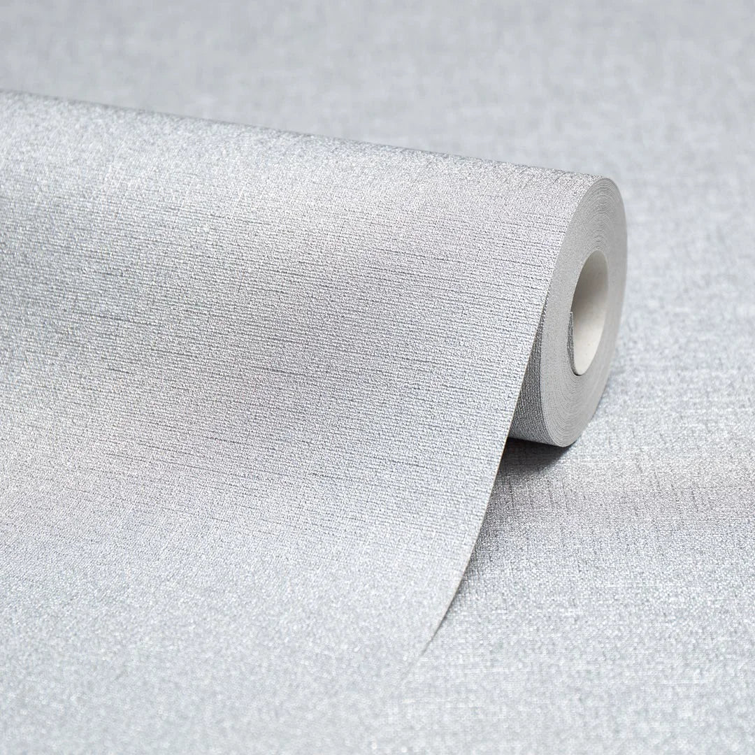 Raze Metallic Wallpaper in Silver - Image 4