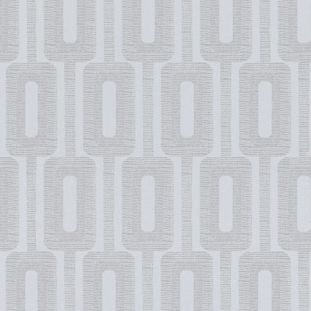 Retro Key Wallpaper in Mid Grey