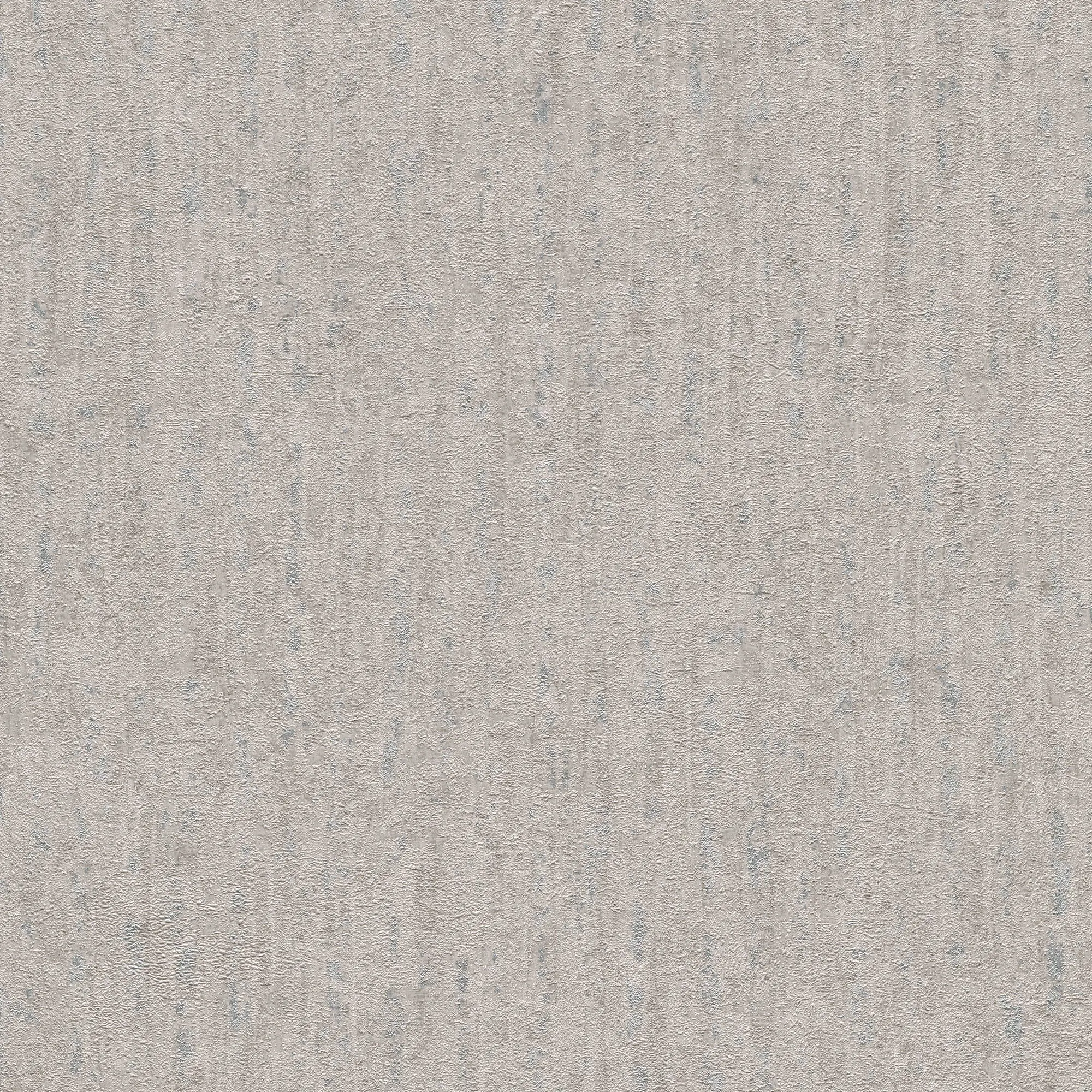 Seceda Wallpaper in Beige with Bluey Grey Metallic