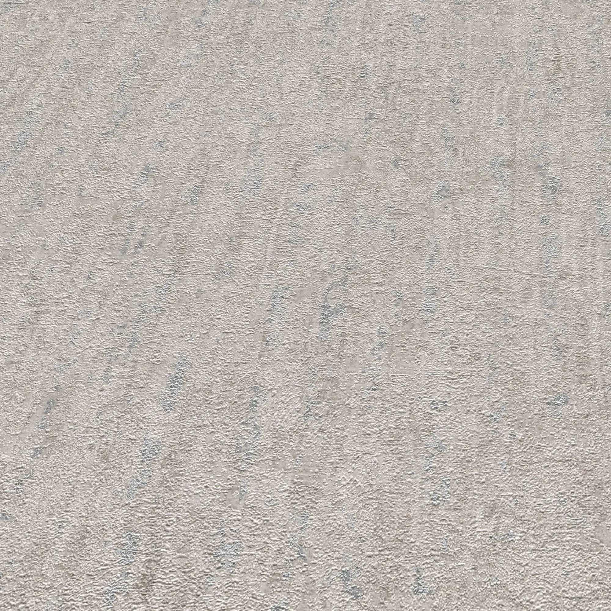 Seceda Wallpaper in Beige with Bluey Grey Metallic - Image 4