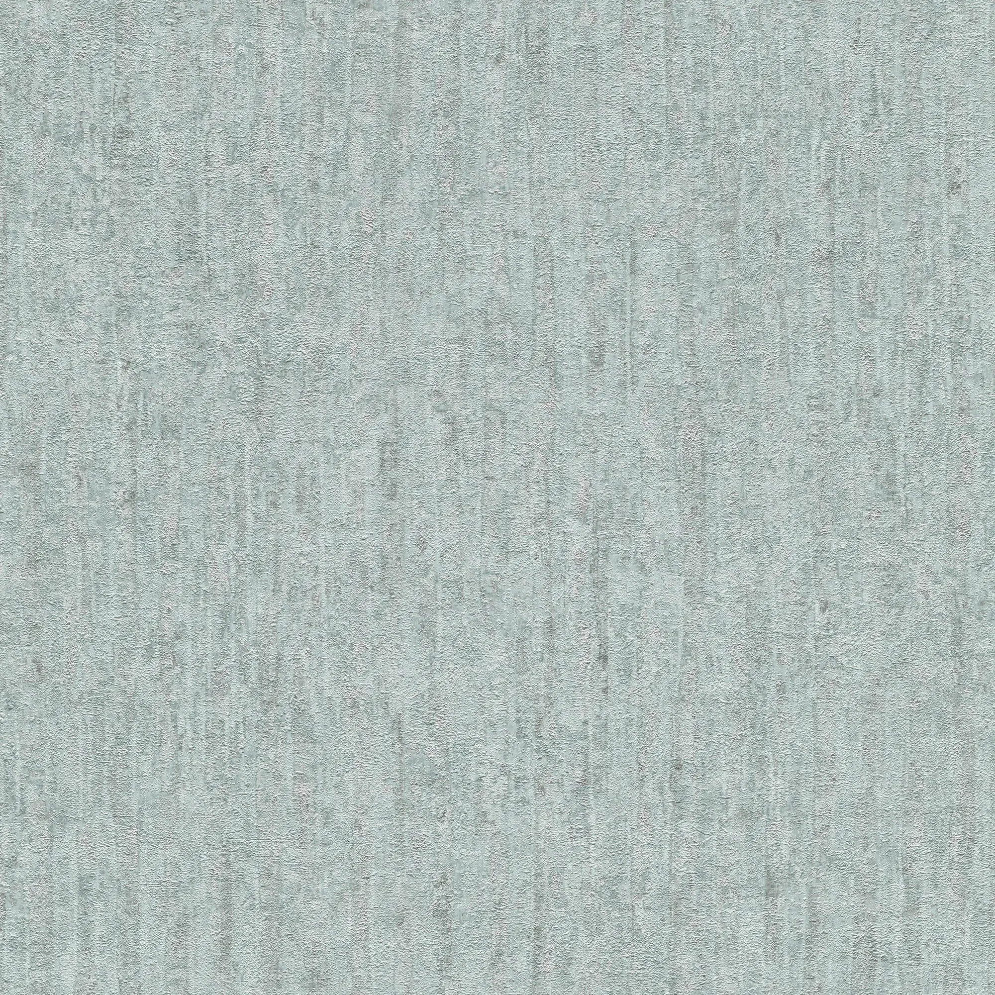 Seceda Wallpaper in Cool Blue with Silver Metallic