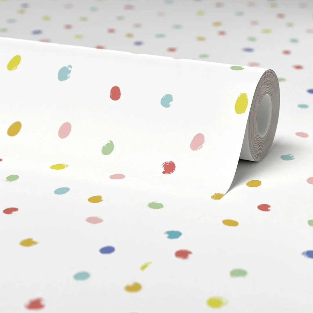 Spots and Dots Wallpaper in Multicoloured - Image 4