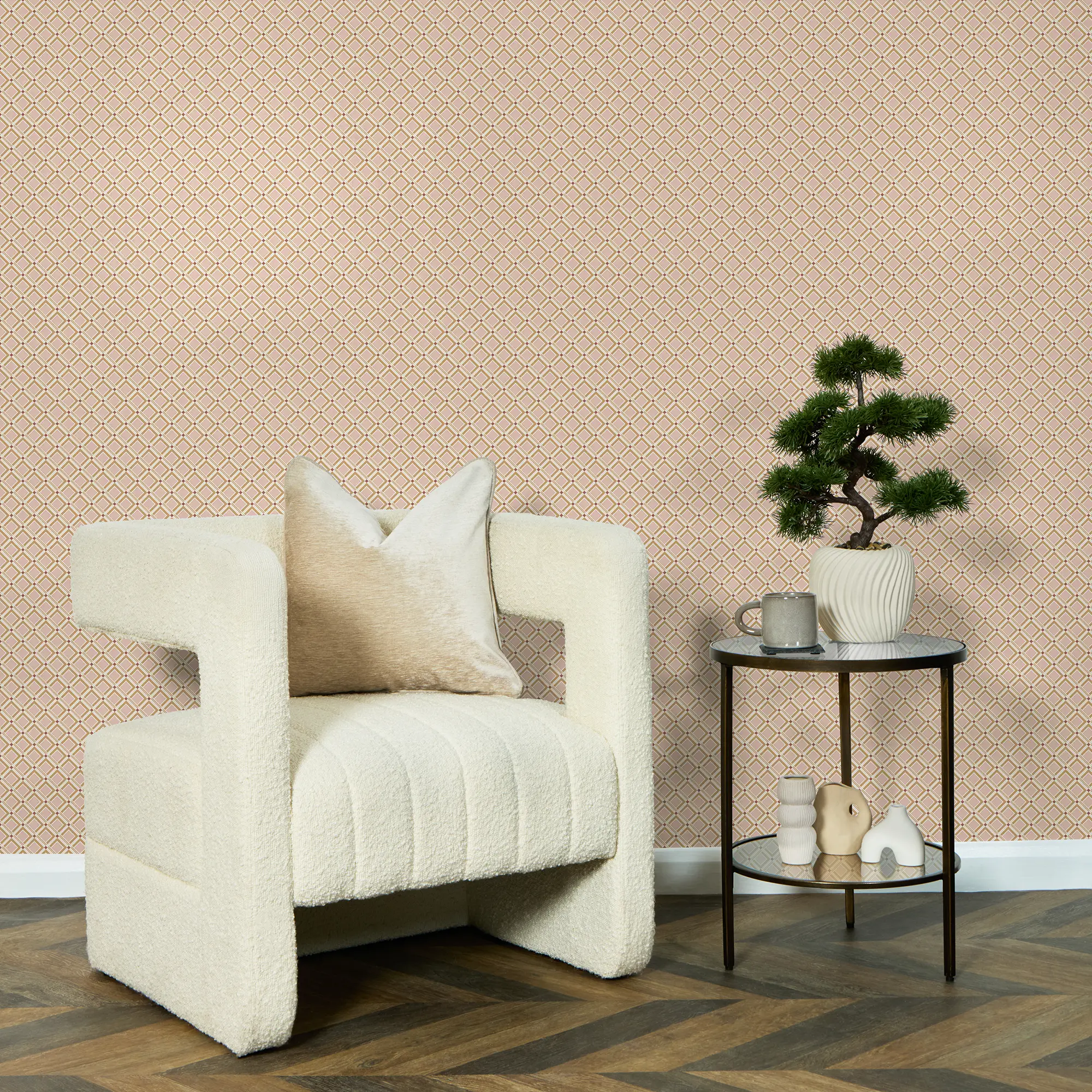 Tessellation Wallpaper in Warm Tones - Image 3