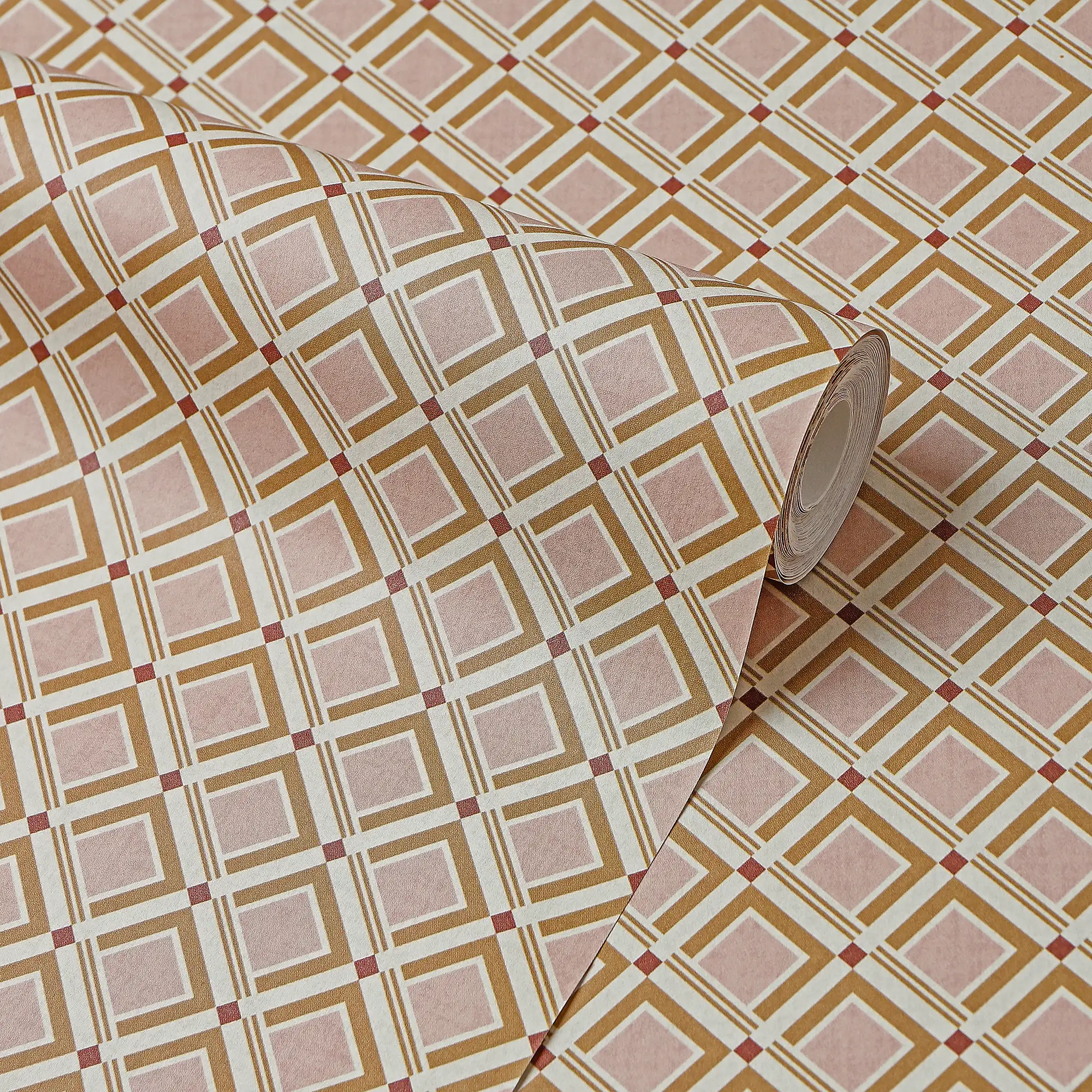 Tessellation Wallpaper in Warm Tones - Image 4