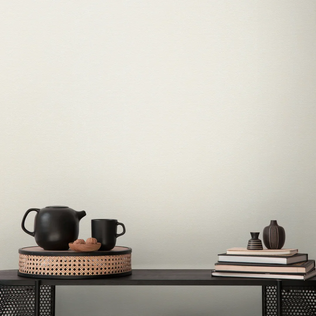 Textured Linen Effect Wallpaper in Neutral - Image 2