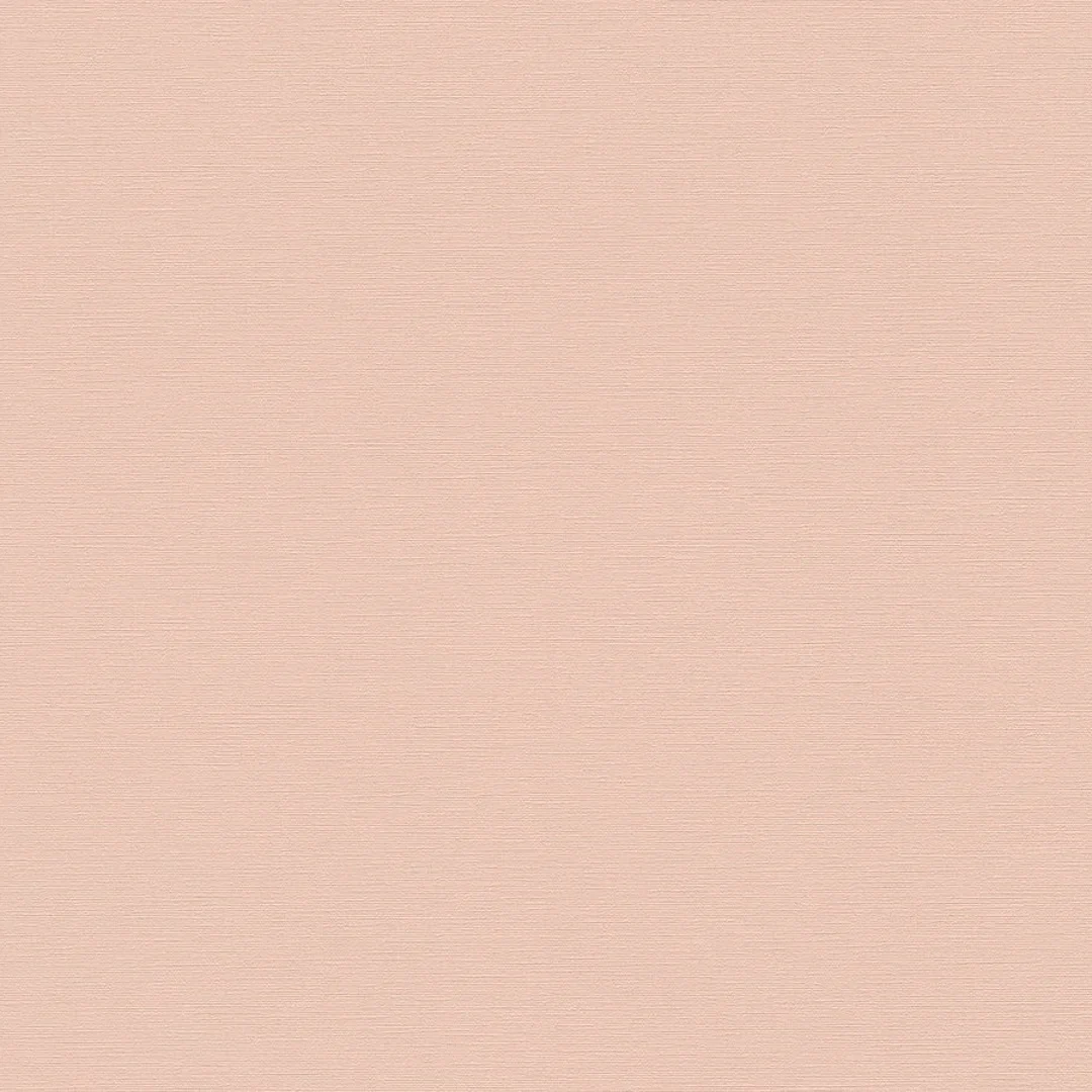 Textured Linen Effect Wallpaper in Blush
