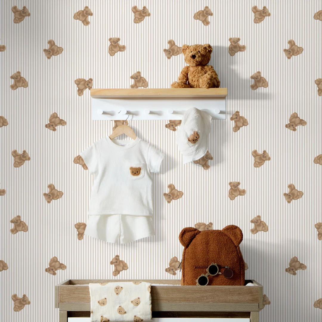 The Bear Wallpaper in Stone - Image 2
