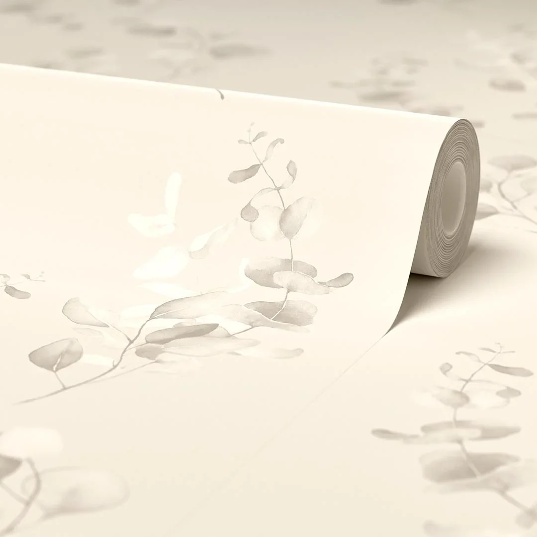 Trailing Eucalyptus Wallpaper in Sandstone - Image 4