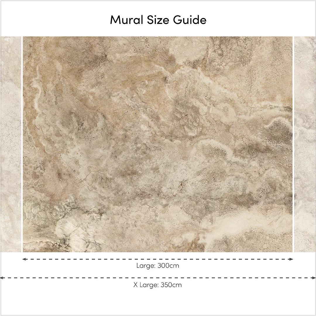 Veneto Full Wall Mural in Sandstone - Image 4