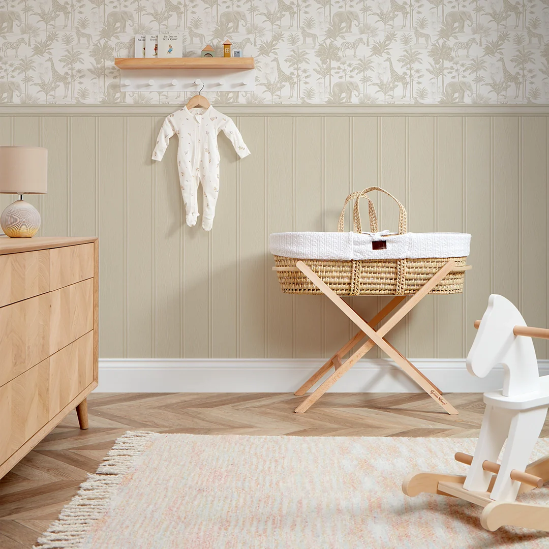 Vintage Explorer Panel Wallpaper in Neutral with Neutral Panel - Image 3