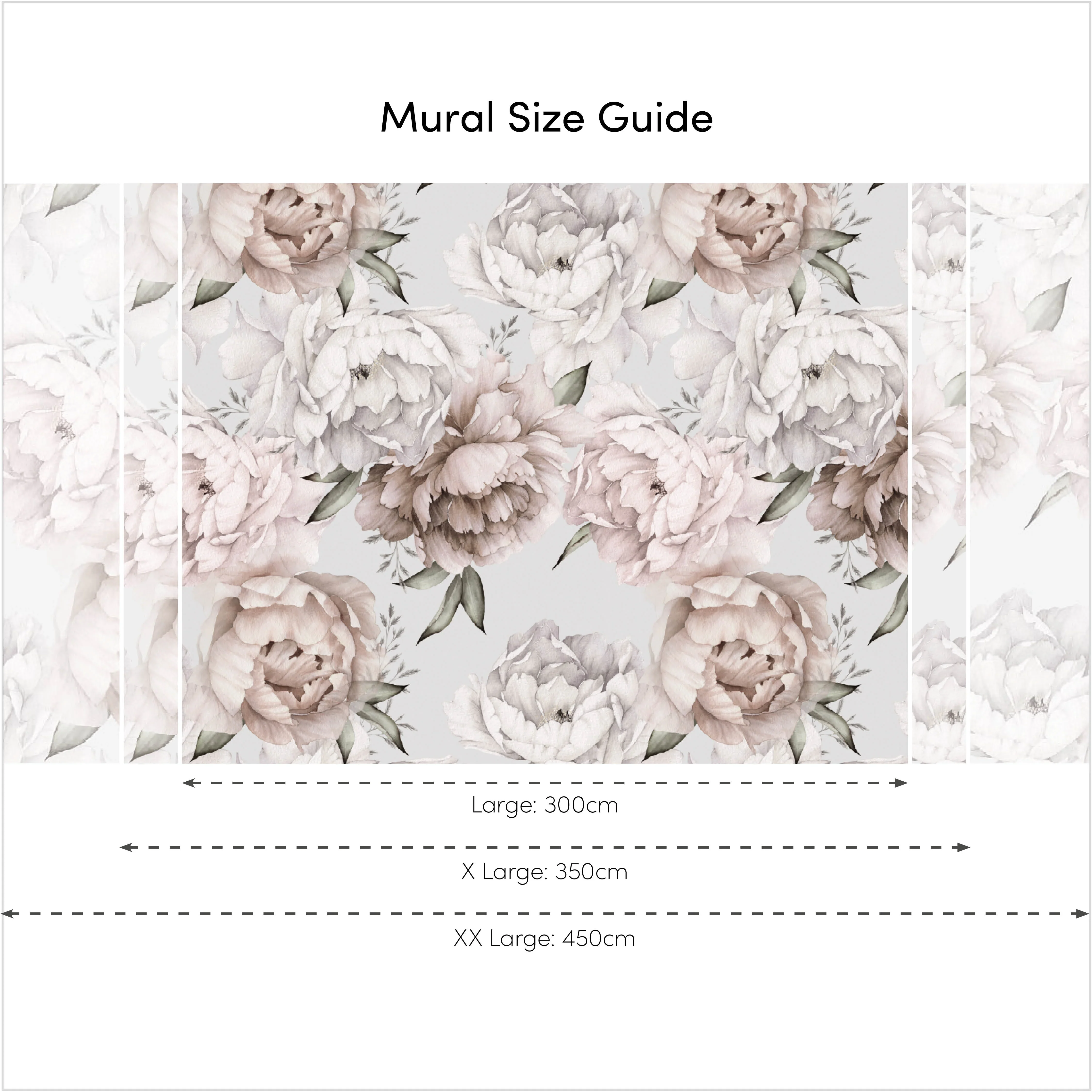Vintage Peony Full Wall Mural in Blush - Image 4