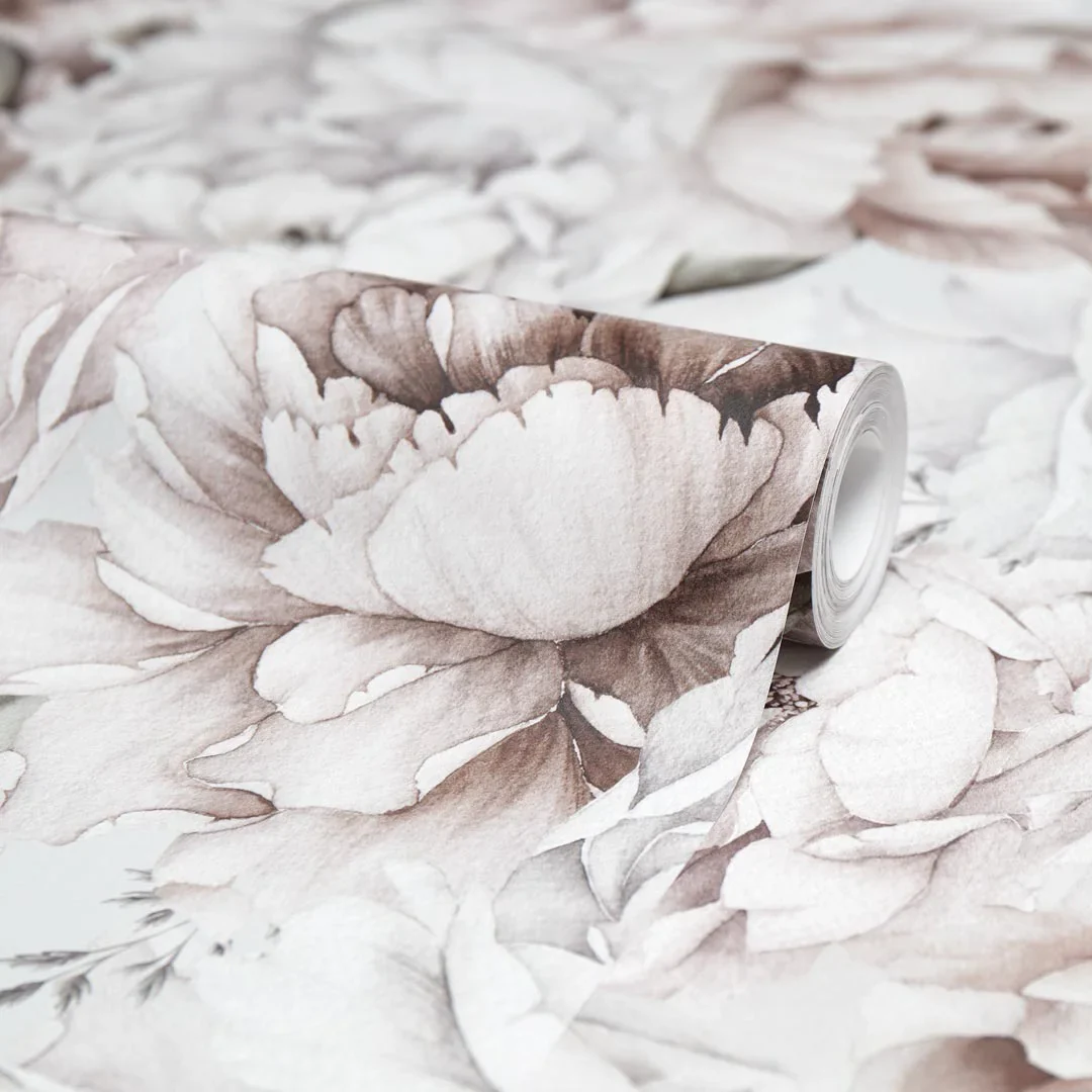 Vintage Peony Wallpaper in Blush - Image 4