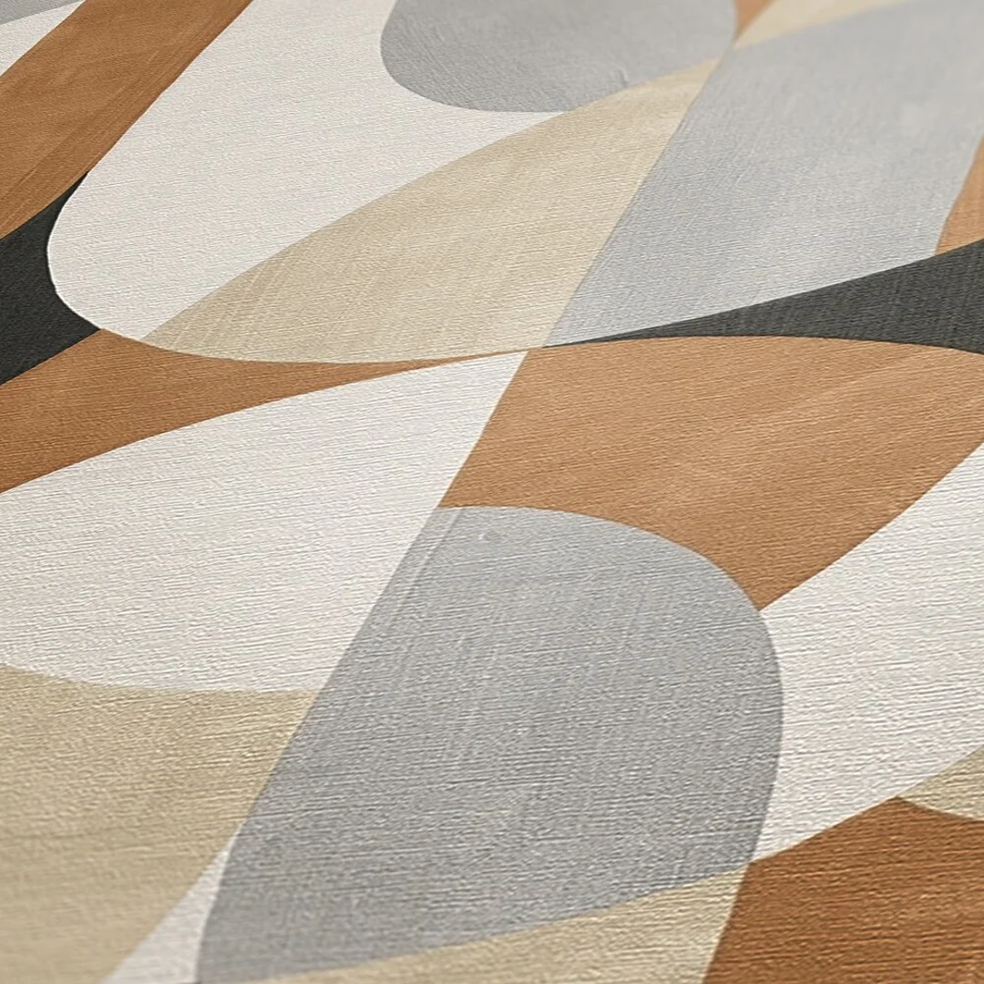 Vintage Visions Wallpaper in Rich Neutrals - Image 3