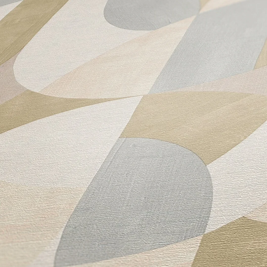 Vintage Visions Wallpaper in Soft Neutrals - Image 3