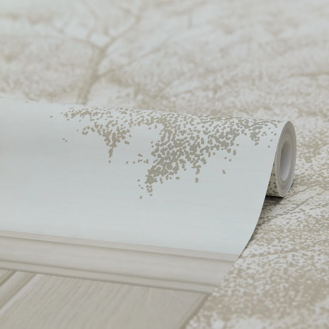 Woodland Whisper Panel Wallpaper in Cream - Image 4