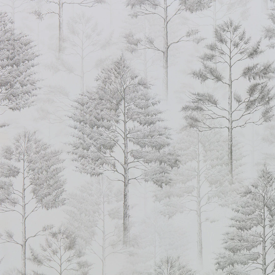 Woodland Whisper Wallpaper in Warm Grey
