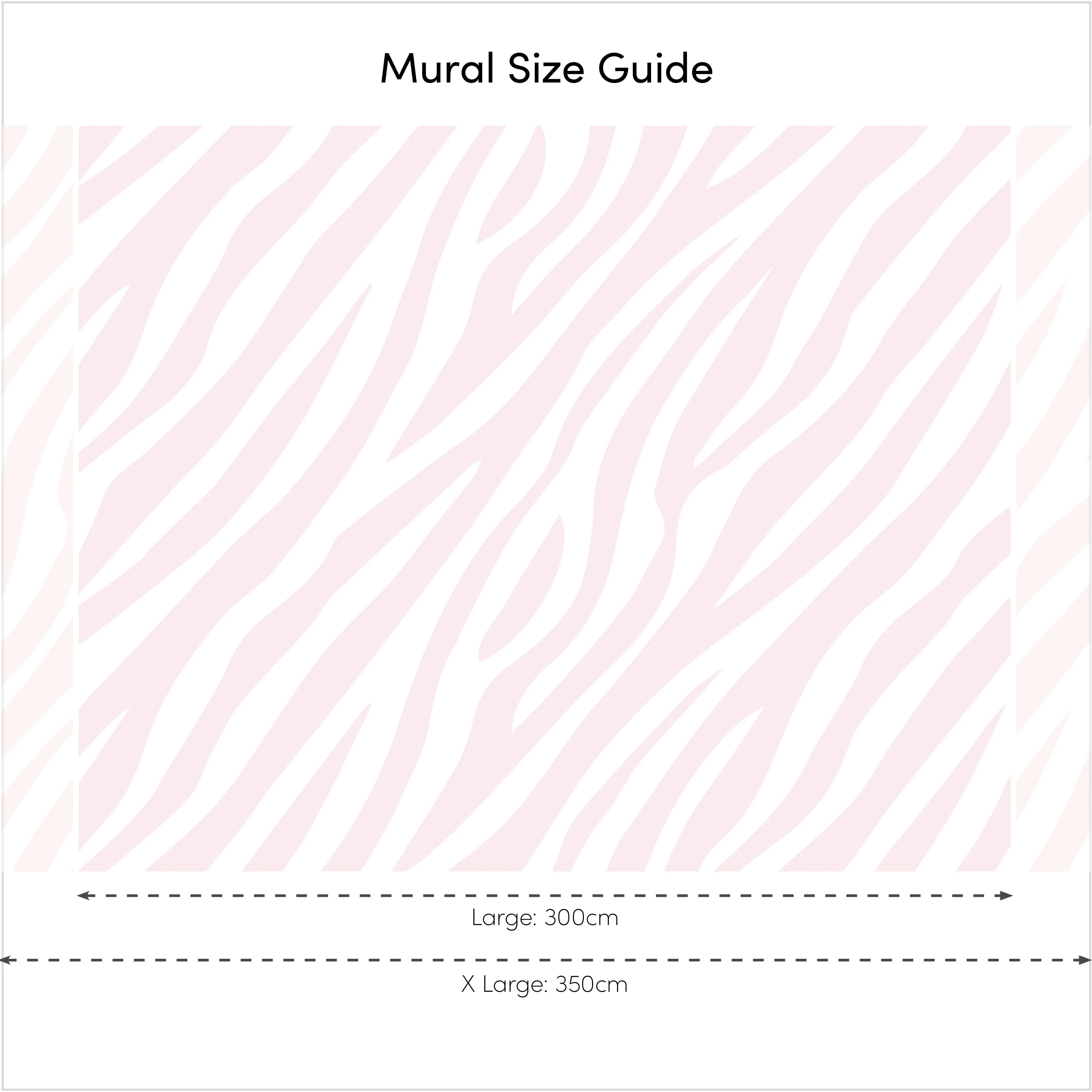 Zebra Print Full Wall Mural in Pink - Image 4